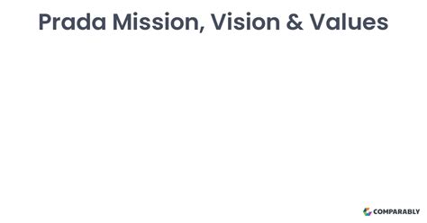 vision e mission di prada|prada group meaning.